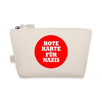 Rote karte für nazis - Bio-Täschchen - Natur - Vorne