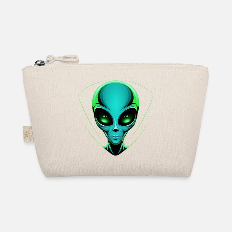 Tête d’extraterrestre vert - OVNI extraterrestre dans l’espace extra-atmosphérique Trousse biologique