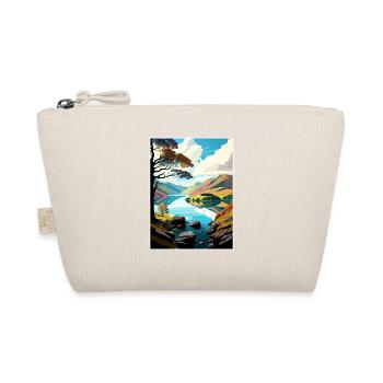 Ullswater Decoration Vintage Travel Poster WPA Art - Organic Pouch - nature - Front