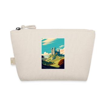 Corfe Castle Angleterre Vintage voyage affiche WPA Art - Trousse biologique - nature - Devant