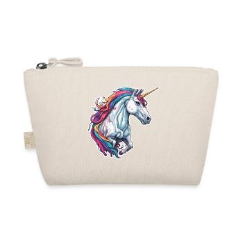 Unicorn / mythical creatures / fairy tales / magic / glitter - Organic Pouch - nature - Front