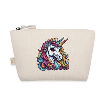 Unicorn / mythical creatures / fairy tales / magic / glitter - Organic Pouch - nature - Front