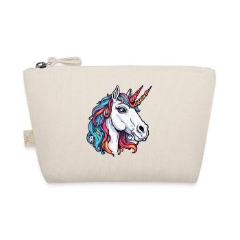 Unicorn / mythical creatures / fairy tales / magic / glitter - Organic Pouch - nature - Front