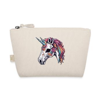 Unicorn / mythical creatures / fairy tales / magic / glitter - Organic Pouch - nature - Front