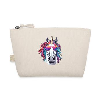 Unicorn / mythical creatures / fairy tales / magic / glitter - Organic Pouch - nature - Front