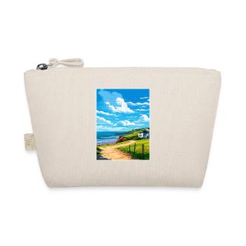 Polzeath Cornwall Vintage voyage affiche Souvenir - Trousse biologique - nature - Devant