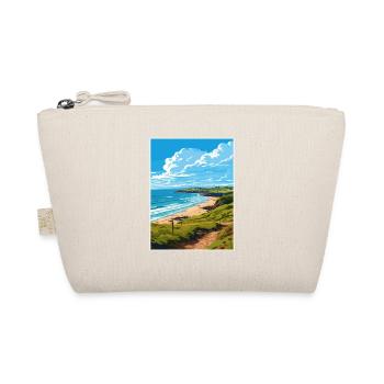Polkerris Cornwall Vintage voyage affiche Souvenir - Trousse biologique - nature - Devant