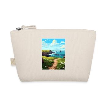Lands End Cornwall Vintage voyage affiche Souvenir - Trousse biologique - nature - Devant
