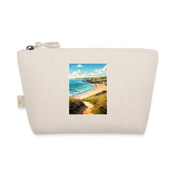 Daymer Bay Cornwall Vintage voyage affiche Souvenir - Trousse biologique - nature - Devant