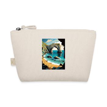 Durdle Door England Vintage Reiseposter Souvenir - Bio-Täschchen - Natur - Vorne