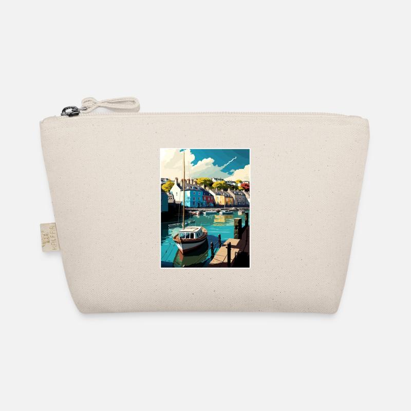 Kingsbridge Angleterre Vintage voyage affiche Souvenir Trousse biologique