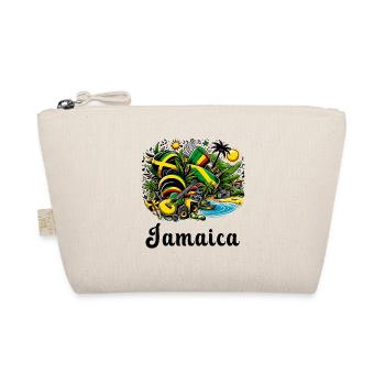 Jamaica Caribbean flag design - Organic Pouch - nature - Front