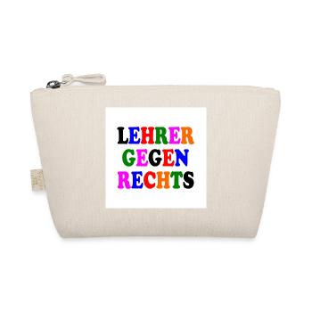 Lehrer gegen rechts - Bio-Täschchen - Natur - Vorne