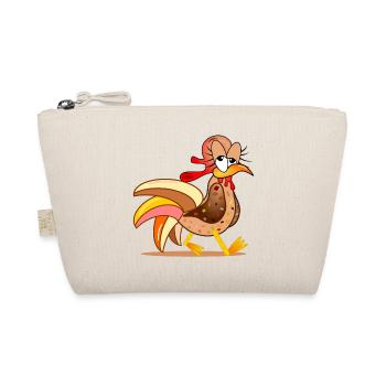 CHICKEN COOP CHICKENS COMIC - Organic Pouch - nature - Front