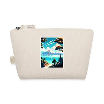 San Francisco Bay Area California Travel Poster - Organic Pouch - nature - Front