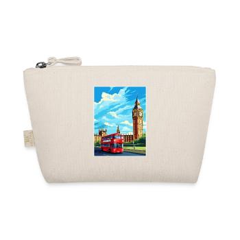 London England Vintage Travel Poster WPA Souvenir - Organic Pouch - nature - Front