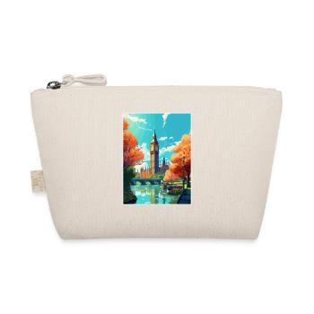 London England Vintage Travel Poster WPA Souvenir - Organic Pouch - nature - Front
