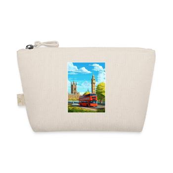 London England Vintage Travel Poster WPA Souvenir - Organic Pouch - nature - Front
