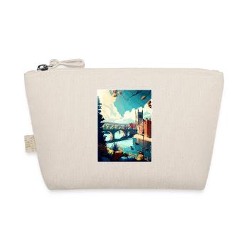 Exeter England Vintage Travel Poster WPA Souvenir - Organic Pouch - nature - Front