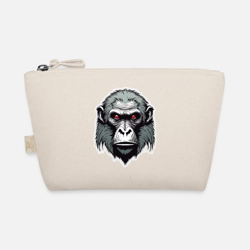 Monkey / Animal / Zoo / Babian / Wild / Comic Organic Pouch