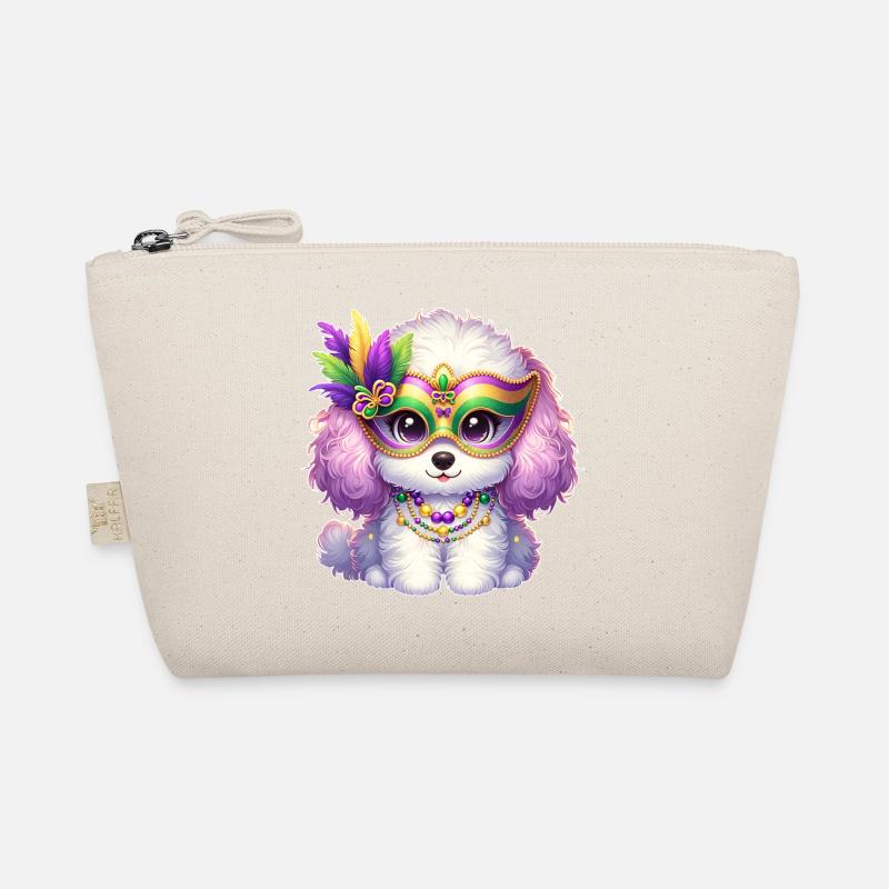 Conception de caniche Mardi Gras Trousse biologique