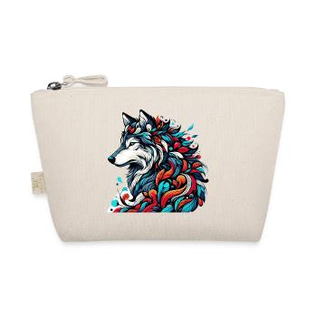 Wolf - Organic Pouch - nature - Front