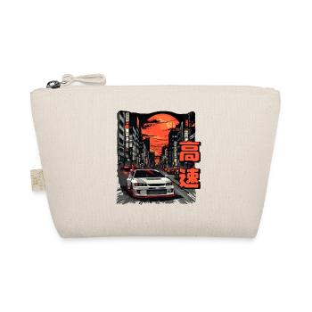 JDM Lancer Evo Vintage Street Racing - Organic Pouch - nature - Front