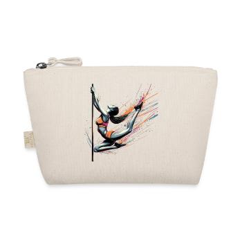 Pole Dance Dynamik Farben Geschenk - Bio-Täschchen - Natur - Vorne