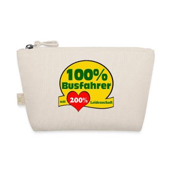 Busfahrer Bus Omnibus Kraftfahrer 100% (25) - Bio-Täschchen - Natur - Vorne