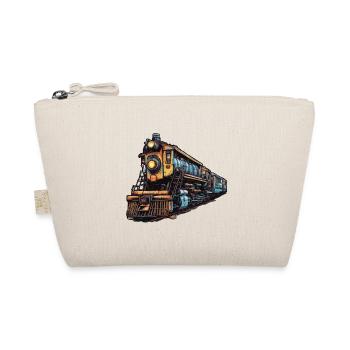 Zug / Lokomotive / Dampflok / Eisenbahn / Lock - Bio-Täschchen - Natur - Vorne