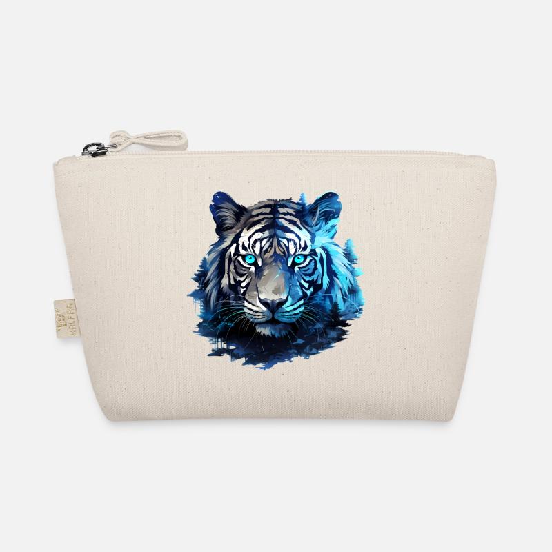 Tiger - Bio-Täschchen - Natur