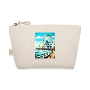 Santa Monica Californie Vintage voyage affiche WPA - Trousse biologique - nature - Devant