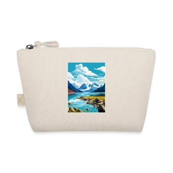Glacier Bay National Park Alaska Travel Poster - Organic Pouch - nature - Front