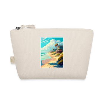 Salt Creek Beach California Vintage Travel Poster - Organic Pouch - nature - Front