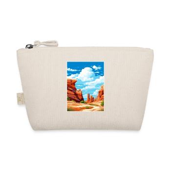 Große Treppe Utah Wüste Vintage Reiseposter - Bio-Täschchen - Natur - Vorne