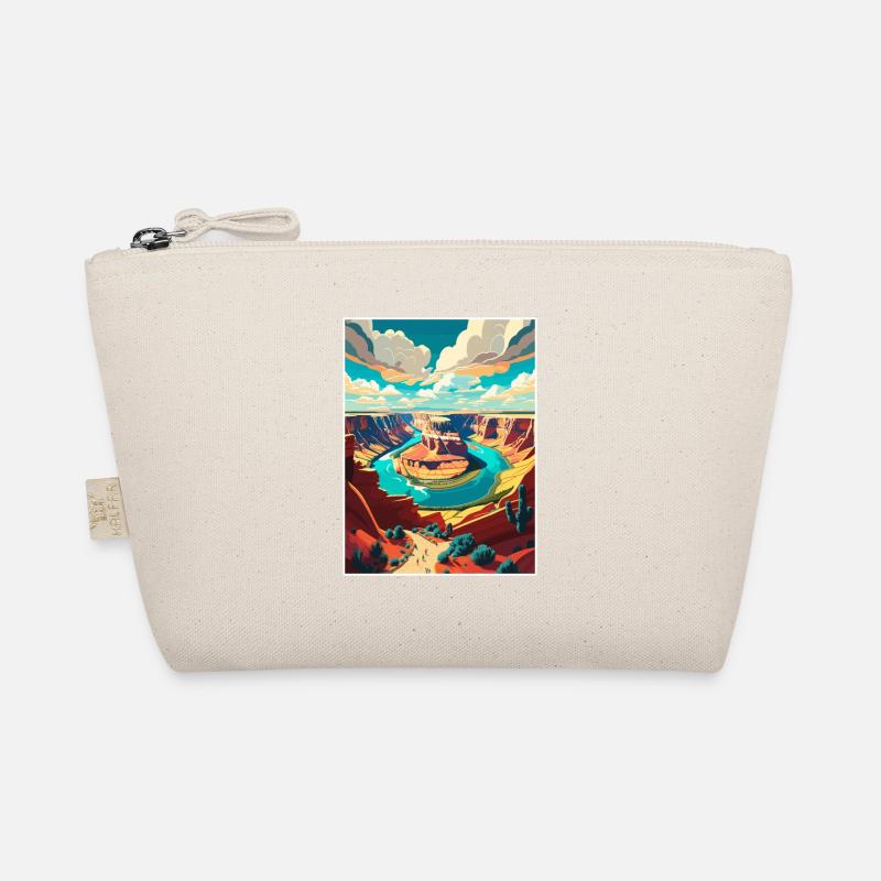 Affiche de voyage Vintage du parc national de Horseshoe Bend Trousse biologique