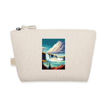 Niagara Falls New York State Vintage Travel Poster - Organic Pouch - nature - Front