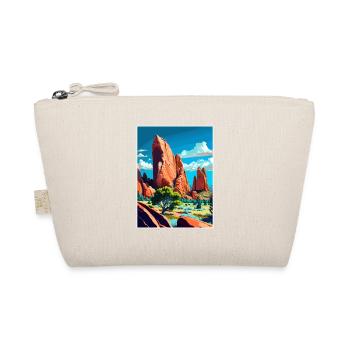 Gärten der Götter Colorado Vintage Reiseposter - Bio-Täschchen - Natur - Vorne