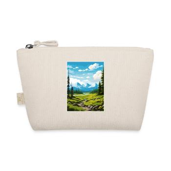 Chugach National Forest Alaska Travel Poster - Organic Pouch - nature - Front