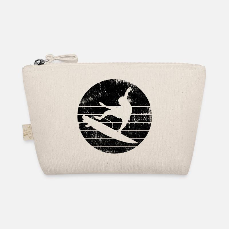 Surfing Sketch Organic Pouch