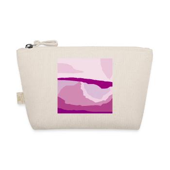 Motif dans la couleur des mauves, des baies et de la lavande - Trousse biologique - nature - Devant