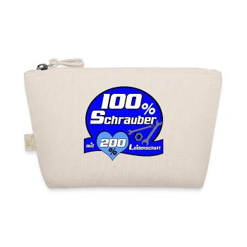 Auto Tuning Schrauber Kult Shirt Leidenschaft (25) - Bio-Täschchen - Natur - Vorne