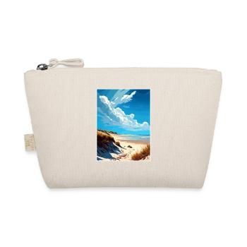 Moonstone Beach Kalifornien Vintage Reiseposter - Bio-Täschchen - Natur - Vorne