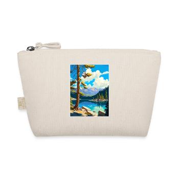 Huntington Lake California Vintage Reiseposter - Bio-Täschchen - Natur - Vorne