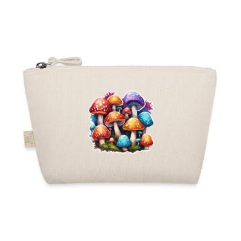 Mushroom / Mushroom / Meadow / Forest / Goa / Psy - Organic Pouch - nature - Front