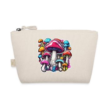 Mushroom / Mushroom / Meadow / Forest / Goa / Psy - Organic Pouch - nature - Front