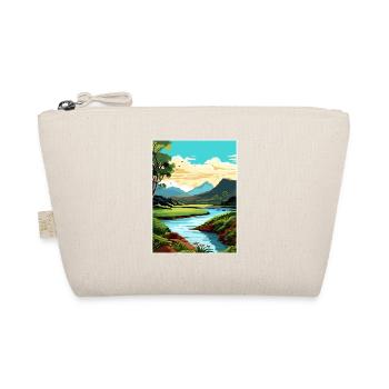 Wailua River Hawaii Vintage voyage affiche Souvenir - Trousse biologique - nature - Devant