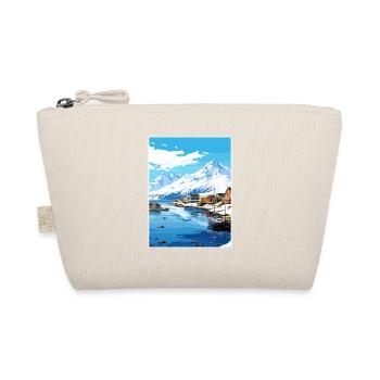 Dutch Harbor Alaska Vintage Travel Poster Souvenir - Organic Pouch - nature - Front