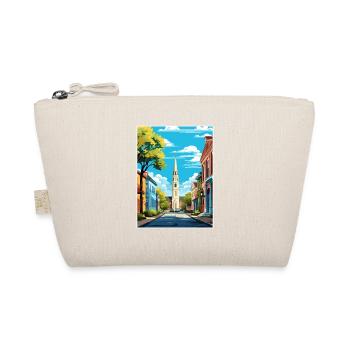 Charleston Carolina Vintage Travel Poster Souvenir - Organic Pouch - nature - Front