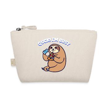 I don't care about relax indifferent statement attitude - Organic Pouch - nature - Front